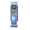 供立式投币手机充电站手机加油站 带视频灯箱广告的充电站