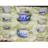 陶瓷茶具，精美陶瓷茶具，订做礼品茶具，手绘青花瓷茶具