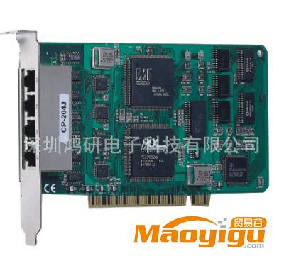 供应CP-204J MOXA串口卡 4口聪明型RS-232 PCI多串口卡（图）