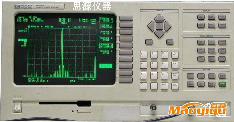供应动态信号分析仪 HP35660A 音频频谱仪 低频频谱仪