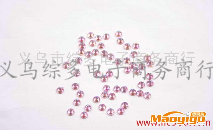 生产国产优质精美浅粉色树脂钻