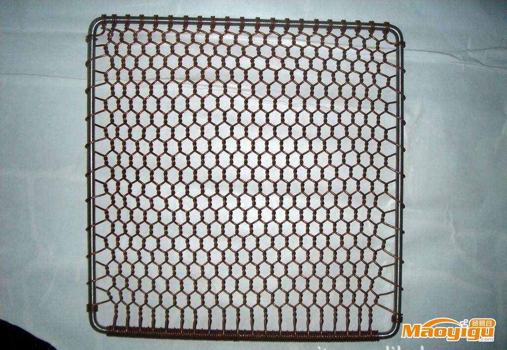 生产各种规格烧烤网 圆形，方形 弧形，不锈钢烧烤网
