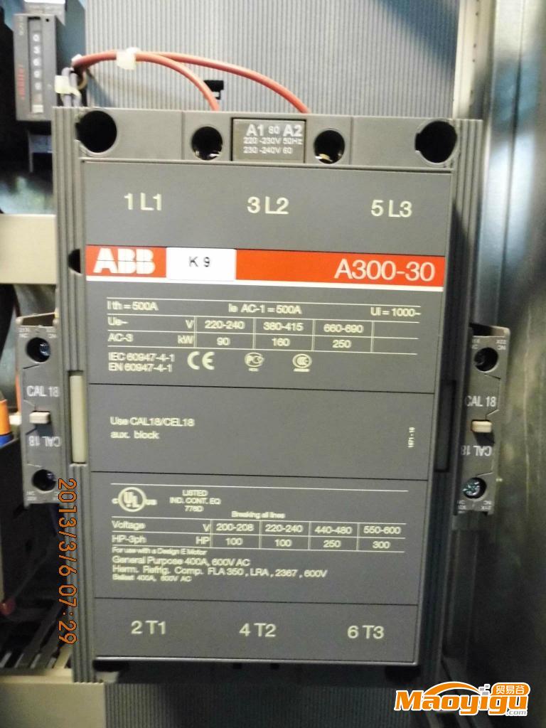 供应ABBA300-30交流接触器