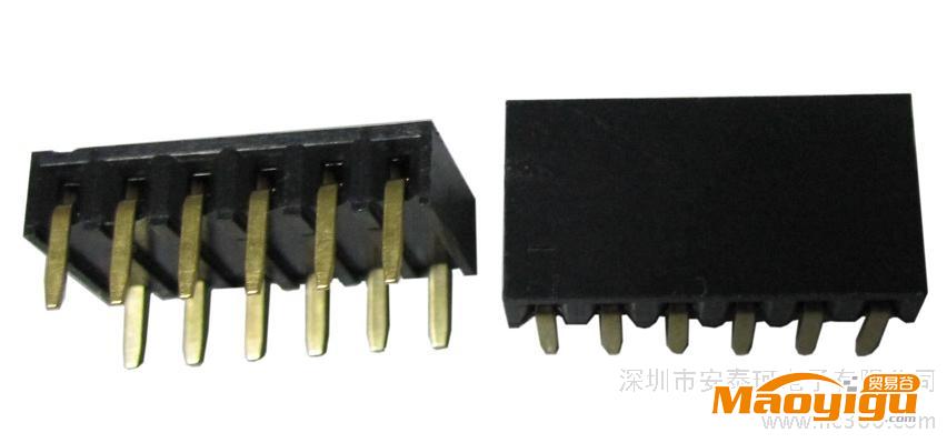 供应安泰珂2.54mm 排母PCB插座连接器