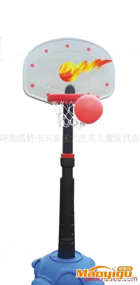 华夏游乐设备儿童塑料篮球架、不同型号篮球架、可调节篮球架