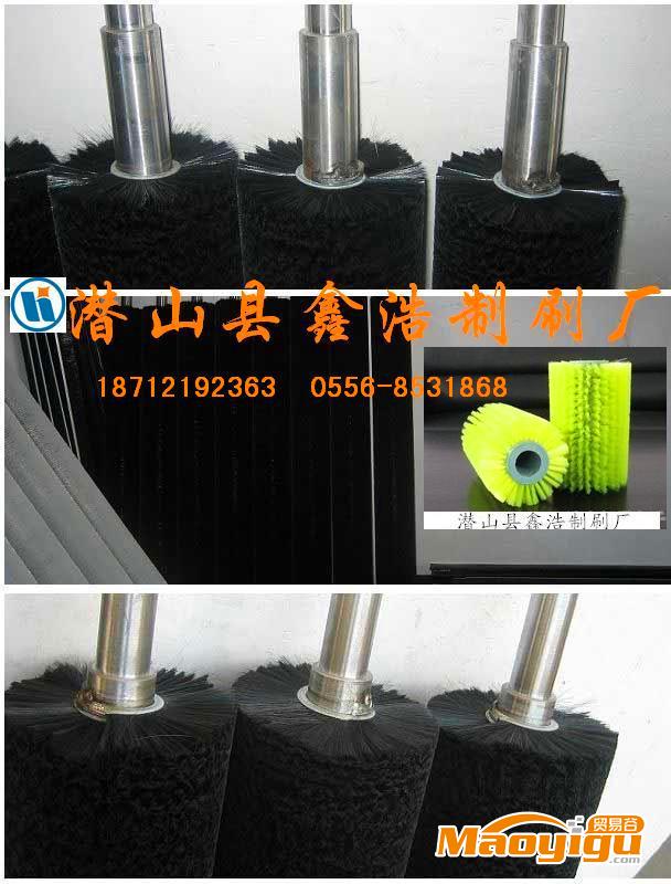 供应鑫浩xhao-1026nl钢带清扫刷辊、尼龙清扫辊、除尘辊、氧化层清理毛刷辊