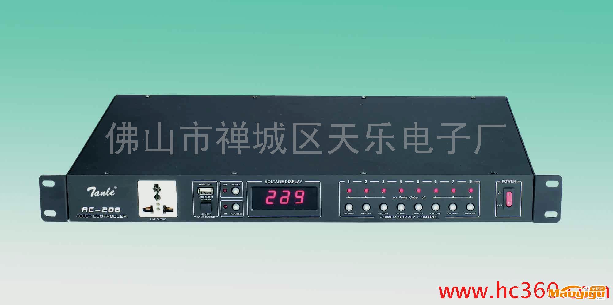 供应天乐AC-208电源时序器 前级效果器 专业舞台功放