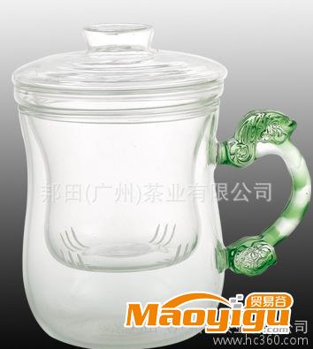 供应邦田G550玻璃茶具 玻璃三件套杯 耐高温玻
