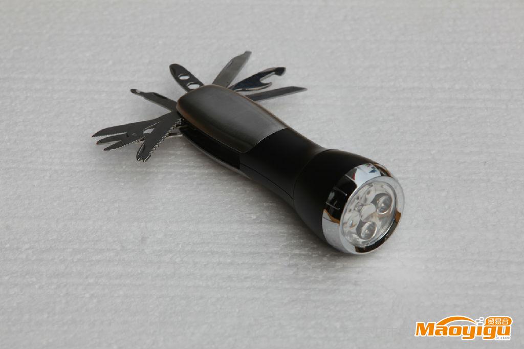 供应多功能工具手电筒LED灯 手电筒  户外照明工具 五金工具 强光手电
