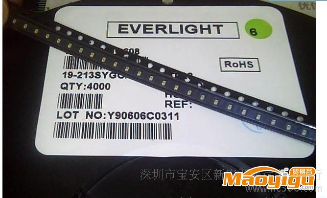 SMD0603发光二极管 黄绿 贴片LED