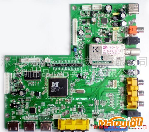 32寸 LED TV驱动主板 LED电视板卡 L型接口 MST6M181TV板 AV板