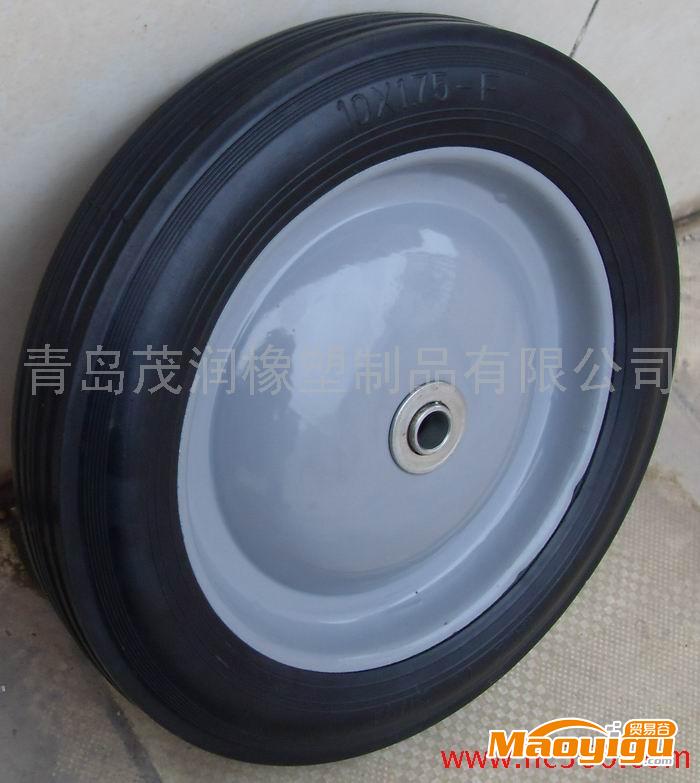 供应高品质10X1.75橡胶轮 实心轮