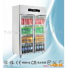 供应平冷保鲜柜厨房冷柜冷藏冷冻柜展示柜实力仕SUG12B2玻璃门系