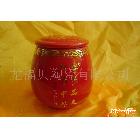 批发红瓷茶叶罐，德化陶瓷，礼品瓷，红瓷黄瓷