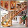 品聚楼梯 弧形楼梯 家用楼梯 上海实木楼梯 波尔系列