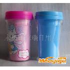 供应永康家瑞JR-N05炫彩杯 促销双层塑料广告杯