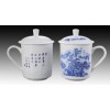 青花瓷杯子，会议专用陶瓷茶杯，活动纪念品陶瓷茶杯，定做茶杯