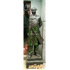 供应T1126铜毛泽东像，2米高毛主席铜像，伟人铜雕，毛主席招手铜