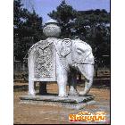 供应石雕大象 石雕汉白玉大象 晚霞红大象等动物雕刻