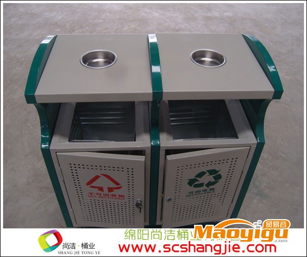 不锈钢垃圾桶 喷塑垃圾桶 分类垃圾桶 不锈钢分类垃圾桶 SJ5164