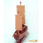 手工木船模型  仿真古船 帆船 航海模型 传统手工艺礼品