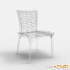 供应雅淇YF-02椅子 鱼丝线家具 展会专用椅 透明椅 餐椅 会客椅