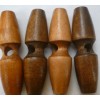 木制橄榄扣，长木钮，木头扣，木纽扣