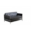 欧式时尚简单组合型不锈钢双人/二人位沙发