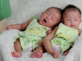 6旬老妇做试管手术诞双胞胎