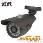 供应领翔视界-LXVIEW720P高清网络红外防水摄像机 带支架红外防水
