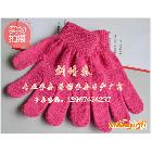 手套批发 秋冬保暖必备粉色针织保暖手套 多色可定做
