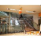 供应京艺金属工程楼梯-003会所楼梯，钢结构楼梯，玻璃楼梯