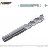 耐斯卡特低价优质代理三刃铝用平底立铣刀，加长钨钢刀