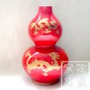 景德镇火炬陶瓷厂直销红瓷葫芦瓶