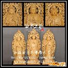 供应仙游木雕佛像批发 阿弥陀佛_观世音_大势至 桧木88CM【西方三