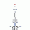 信丰公司供应避雷工艺装饰塔制作安装