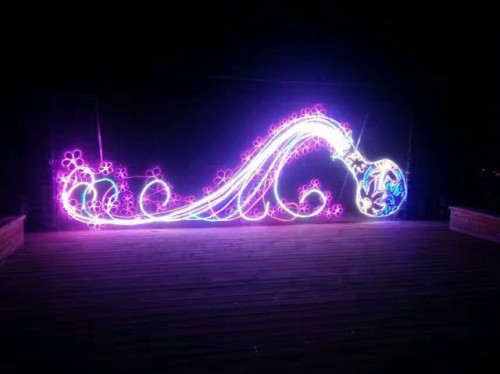新闻：阿拉善盟灯光艺术节工艺品