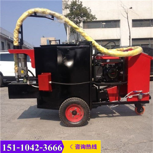 沥青灌缝机新闻：黑龙江大庆100L乳化沥青灌缝机