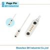 插板式（DIP） pogo pin4pin磁吸连接器工业设备
