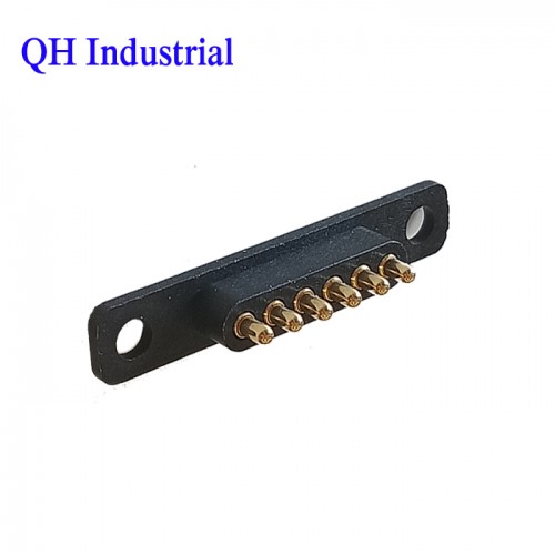 插板式（DIP） pogo pin异形磁吸连接器工业设备镀金