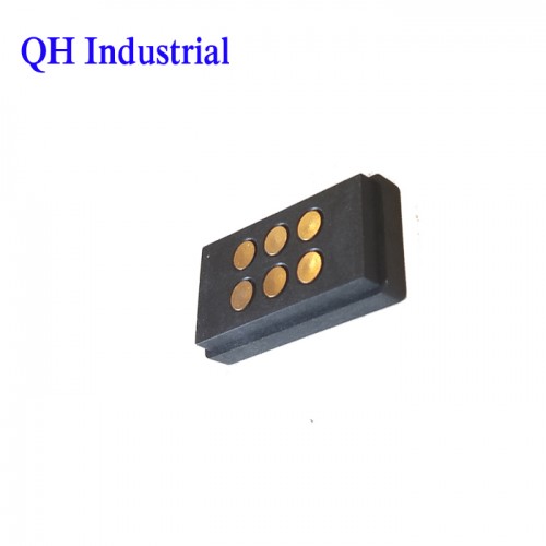 pogo pin3pin磁吸连接器镀金黄铜充电军工通讯