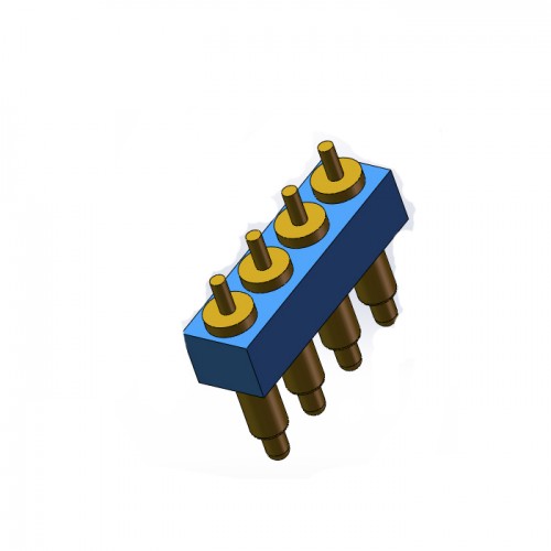 20A大电流pogo pin6pin磁吸连接器工业设备
