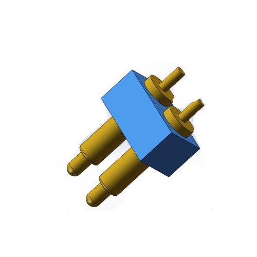 折弯式 pogo pin2pin磁吸连接器打印机