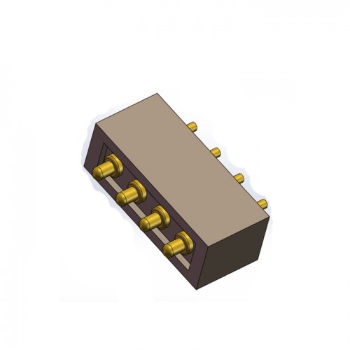 10A大电流pogo pin非标定制pogo pin连接器军事电子镀金黄铜 