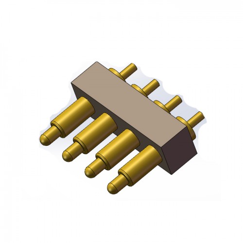 螺纹式 pogo pin磁吸充电线工业设备镀金