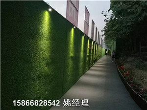 海西蒙古族藏族自治州广告小草围挡墙假草坪绿色施工