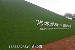 山东青岛市公益草围挡墙-人工草皮质量好的
