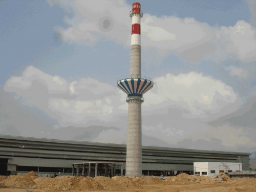 【图】新疆博尔塔拉电厂烟囱刷航标施工单位欢迎来电咨询√