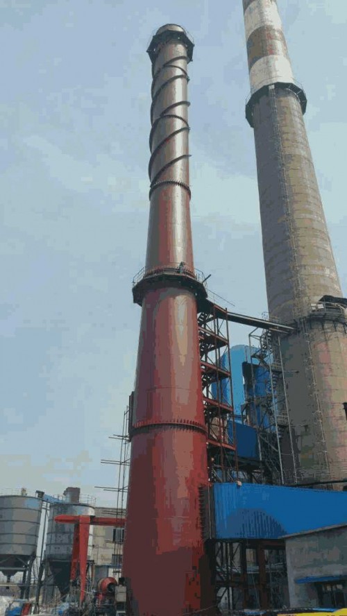 湖北鄂州锅炉烟囱外粉刷价格是多少价