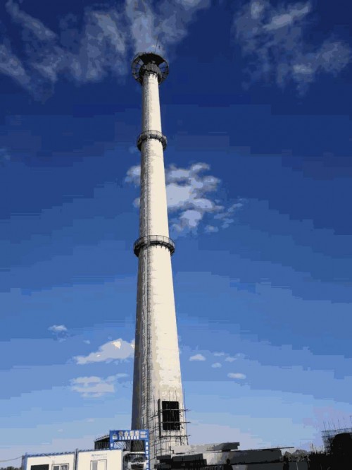 烟囱新建、海南东方75米砖烟囱新建欢迎来电咨询